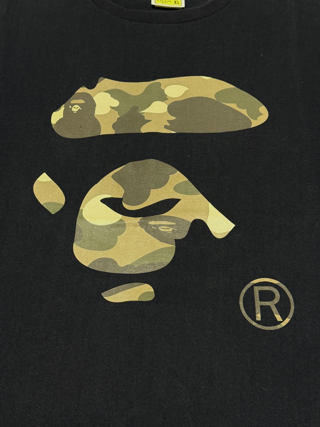 00s 베이프 퍼스트 카모 빅로고 티셔츠 XL 상품이미지10