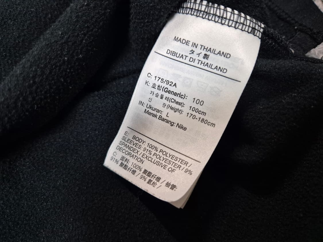 나이키 남성 기모 하프집업 셔츠 L 상품이미지7