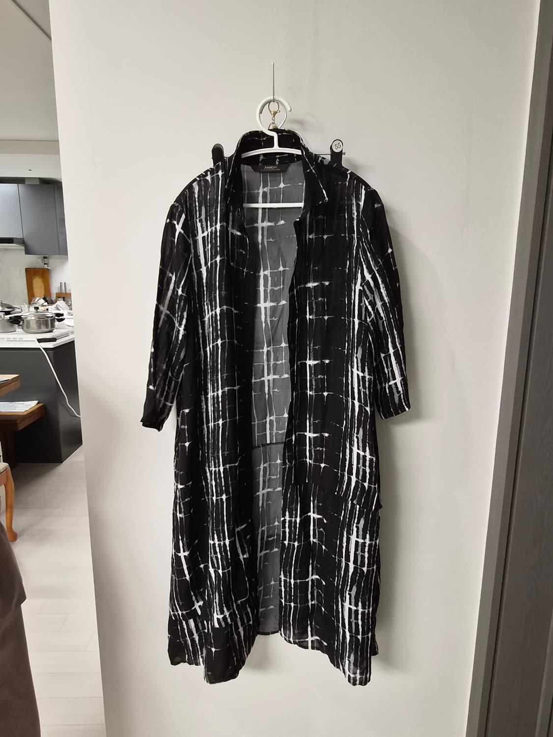 안지크(ANSICH) 풍기인견 100% 롱 셔츠 원피스 / 가디건 상품이미지1