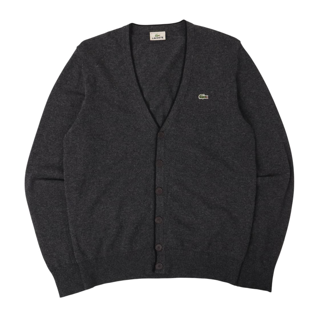 라코스테 챠콜 울 가디건 상품이미지1