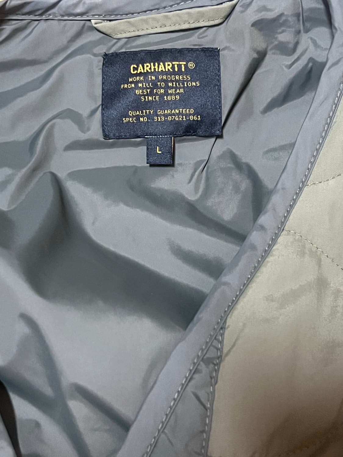 칼하트 WIP 개리슨라이너 카키 상품이미지4