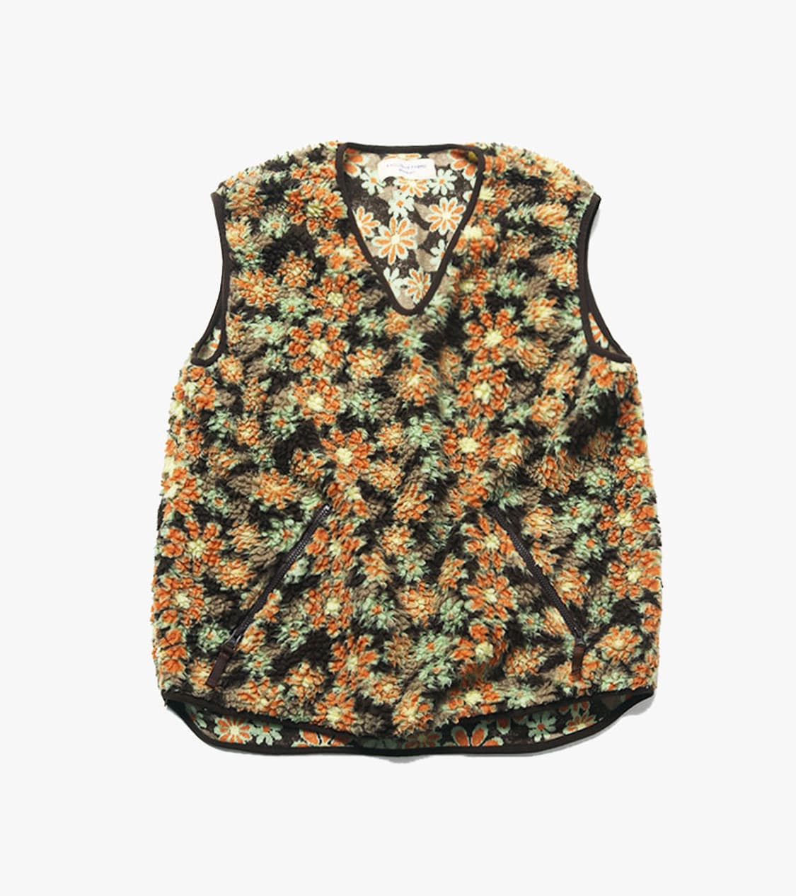 BEAMS BOY - JACQUARD BOA VEST 상품이미지1