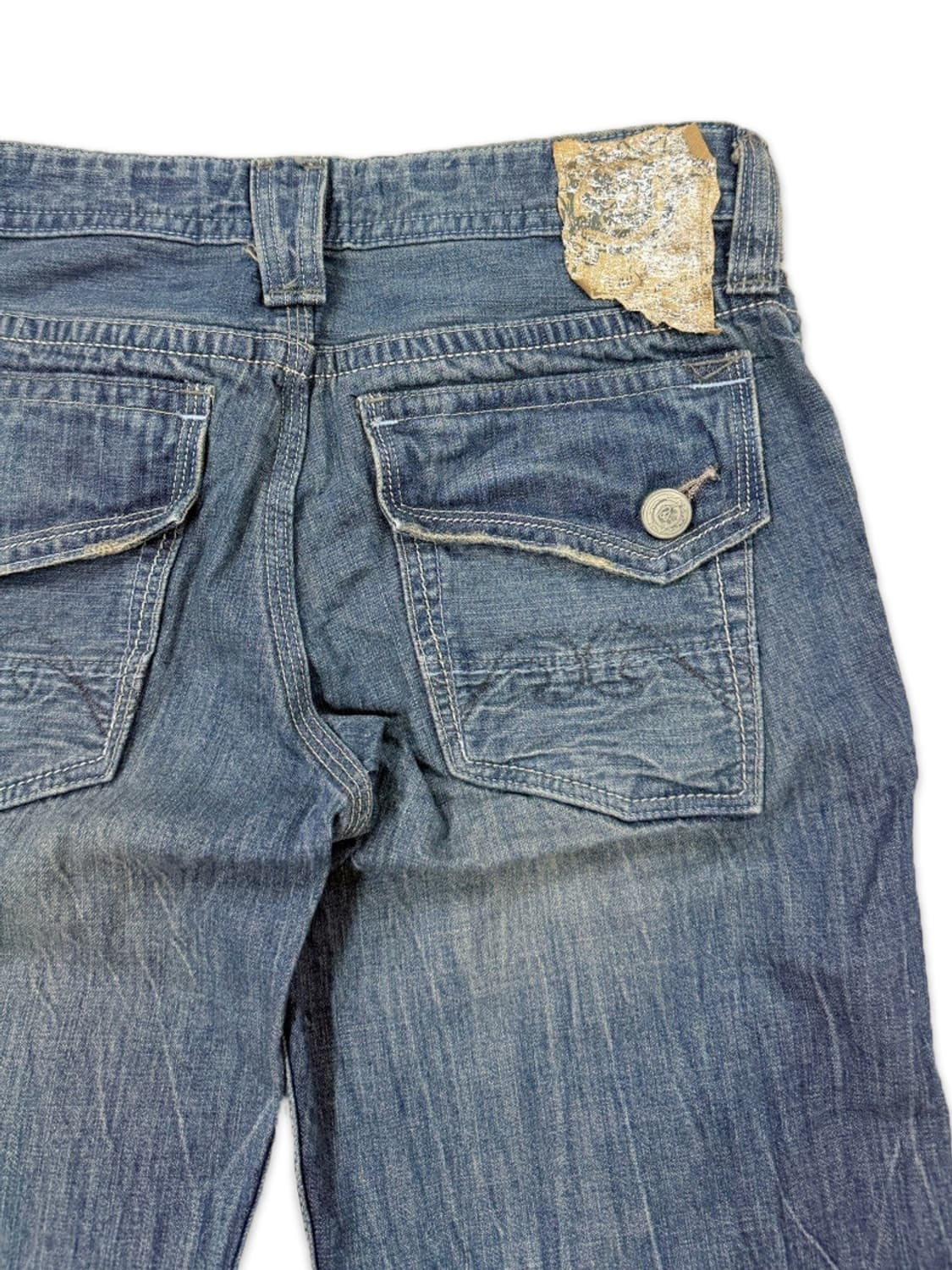 빈티지 brappers 로우라이즈 데님 부츠컷 팬츠 상품이미지5