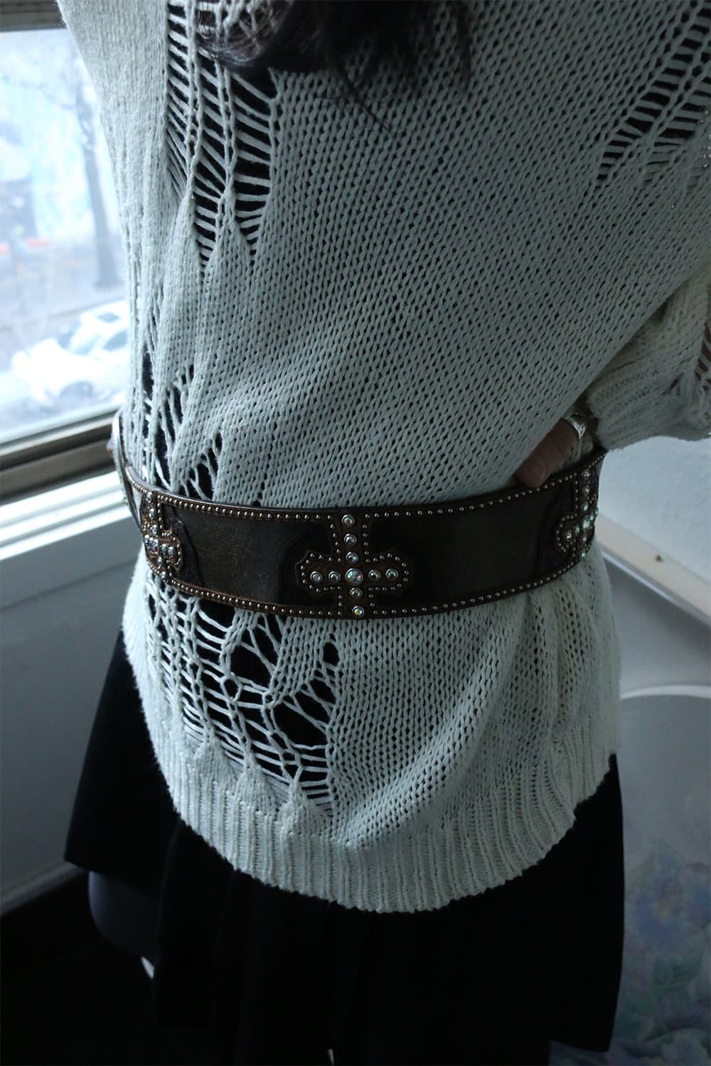 저스틴 레더 웨스턴 벨트  상품이미지4