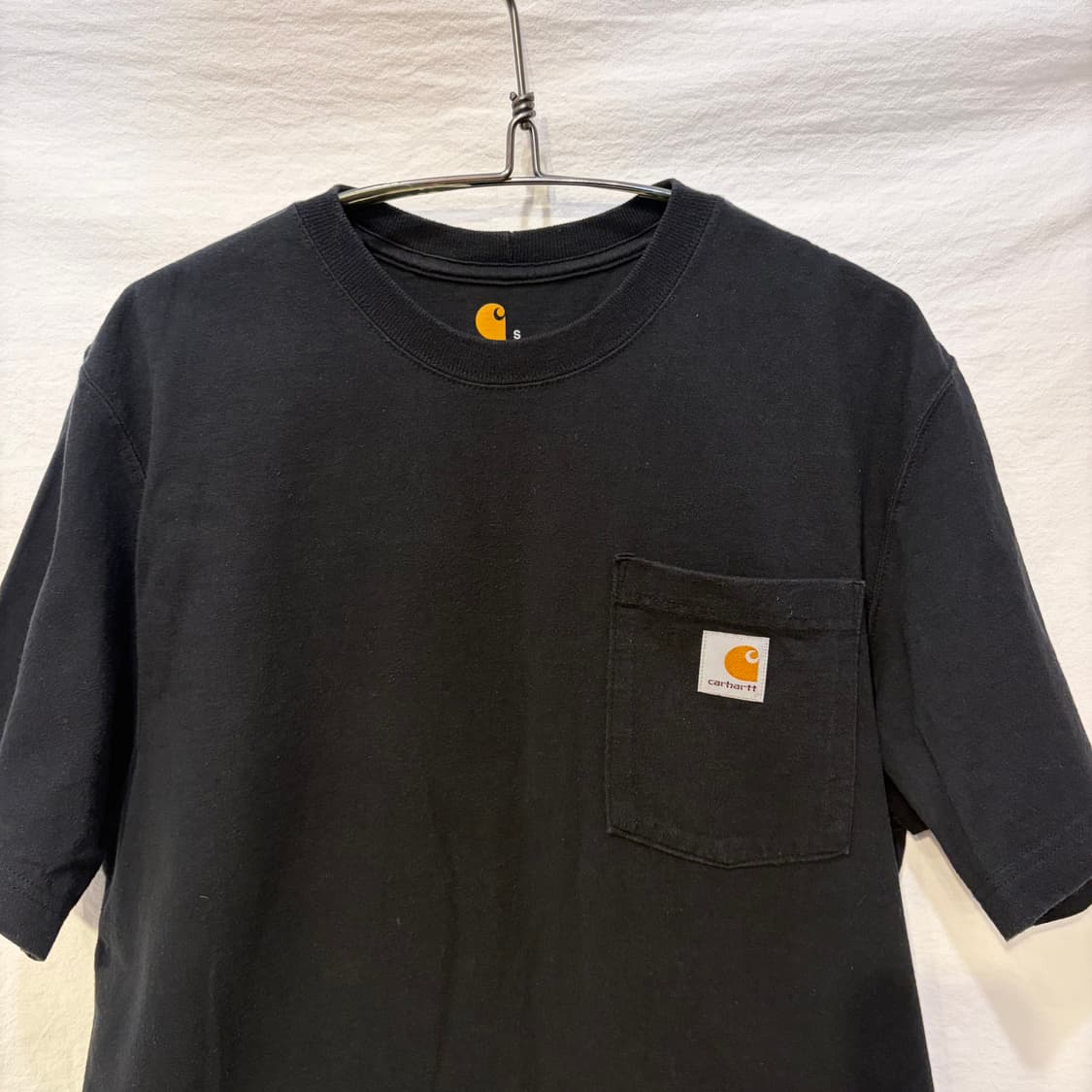 칼하트 포켓 반팔티 블랙 상품이미지2