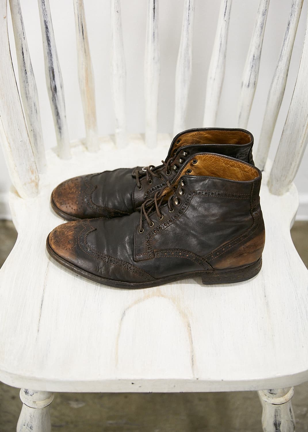 Brogue Lace-up Boots 상품이미지2