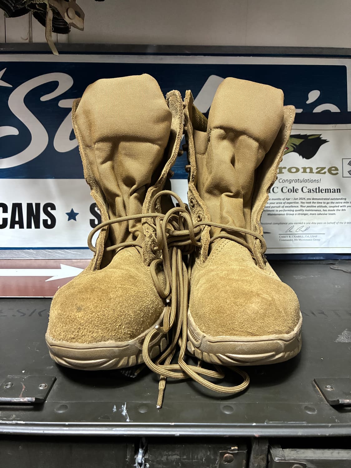 미군 베르빌 군화 (285mm) 비브람 밀리터리 텍티칼 부츠 안전화 상품이미지2