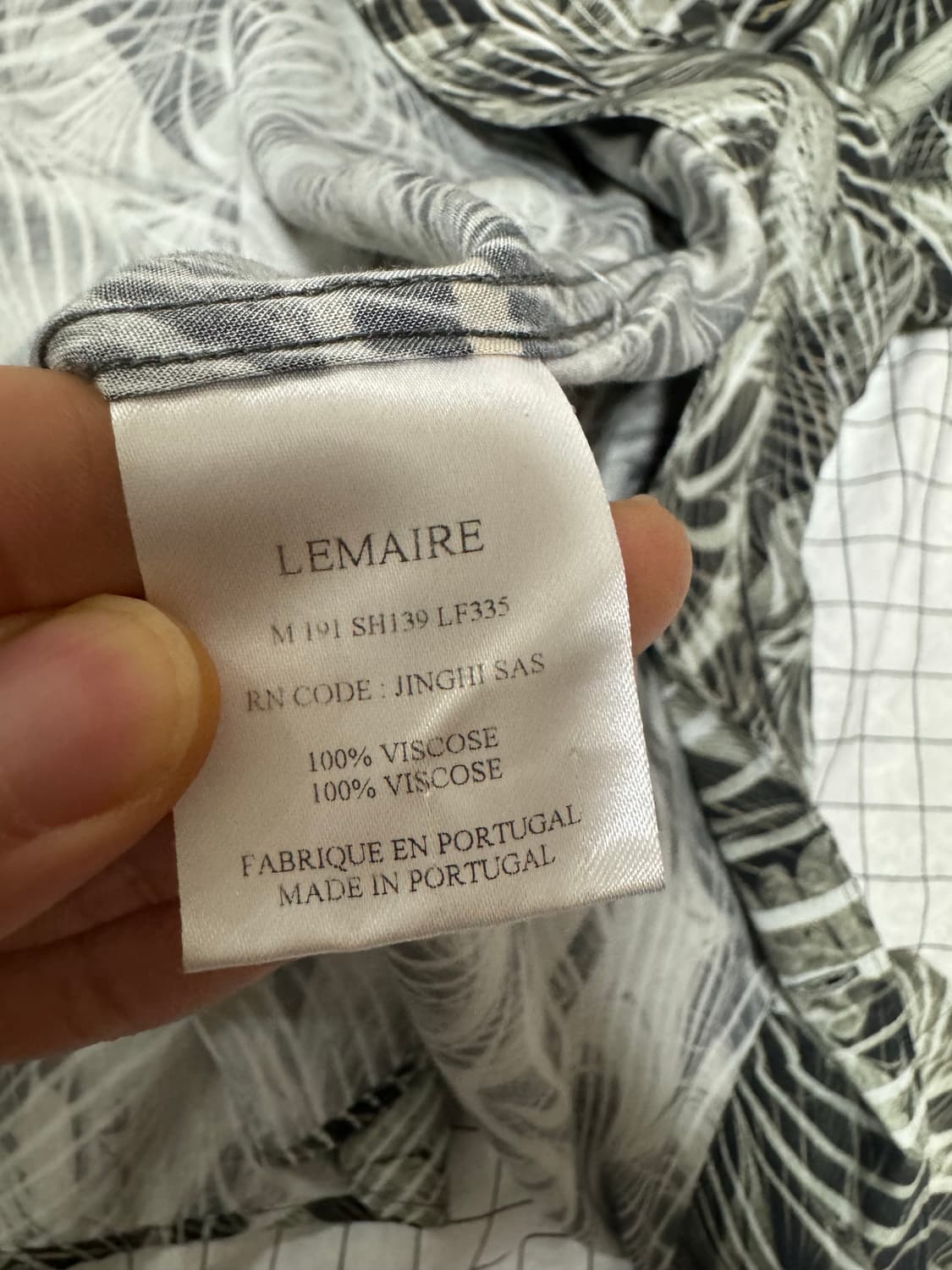 르메르 비스코스셔츠 50사이즈 상품이미지2