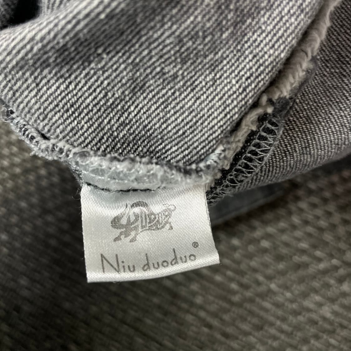 Niu duoduo 그레이 미키 데님 자켓 상품이미지5