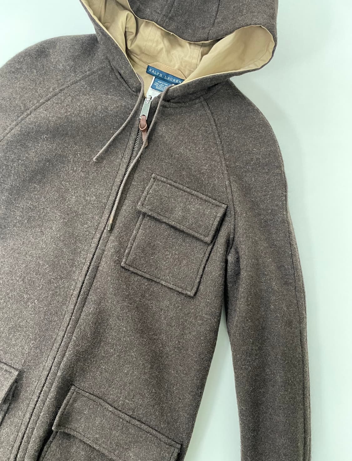 [S] 폴로 랄프로렌 여성 울 리버시블 후드 코트 상품이미지3