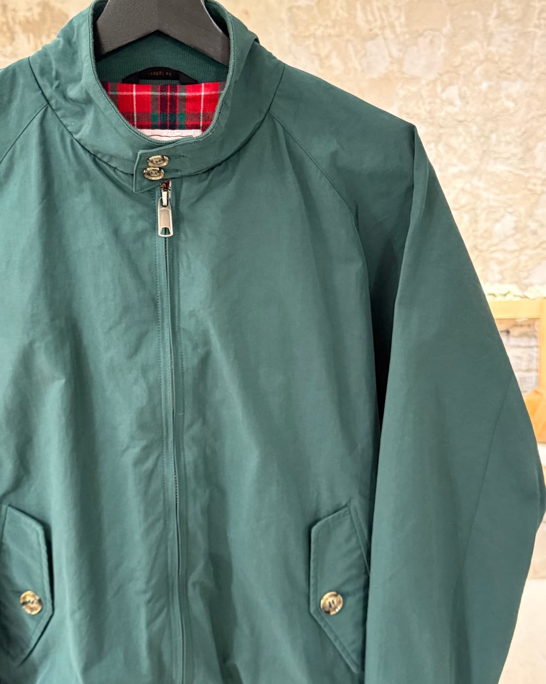 바라쿠타 G9 레이싱 그린 해링턴 자켓 상품이미지3