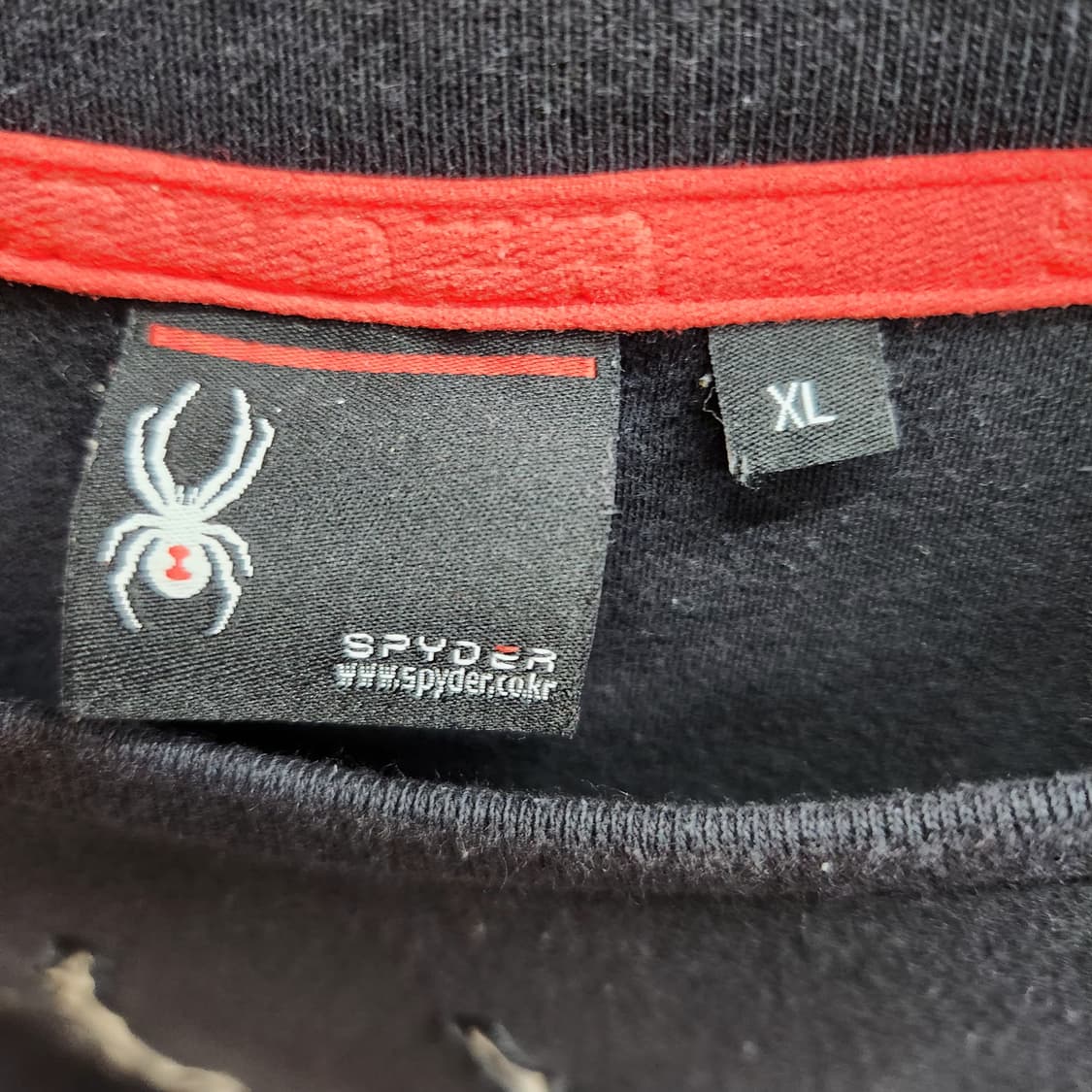 스파이더 홀로그램 빅로고 반팔티 XL(XL) 상품이미지5