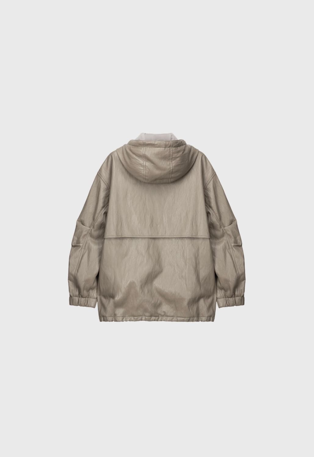 모노하 레더 후드 점퍼 상품이미지3