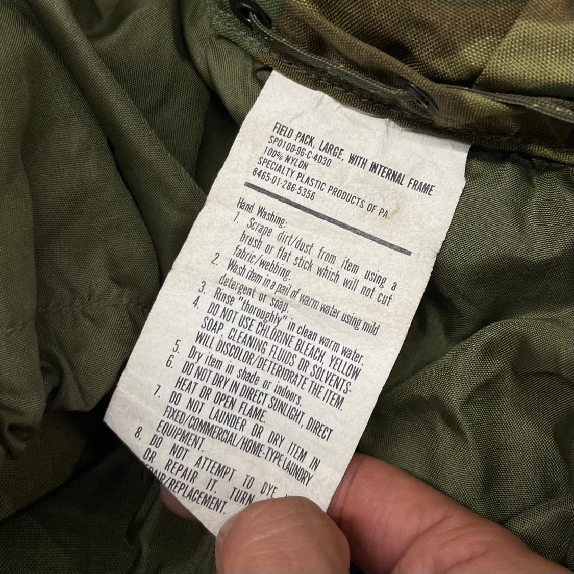 90s 미군 CFP-90 밀리터리 필드 백팩 상품이미지6