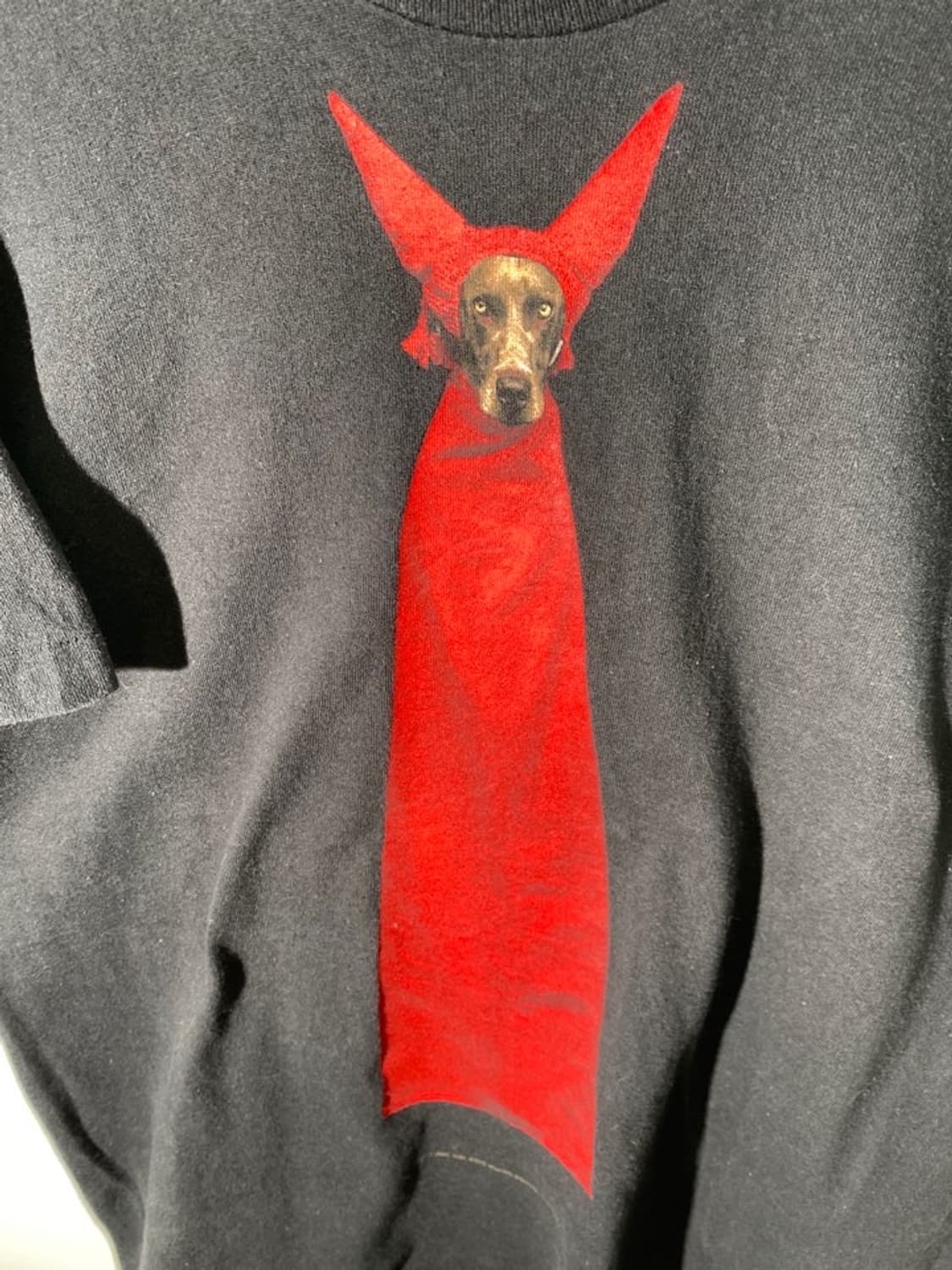 devil dog - wiliam wegman 90s 반팔 티셔츠 상품이미지3