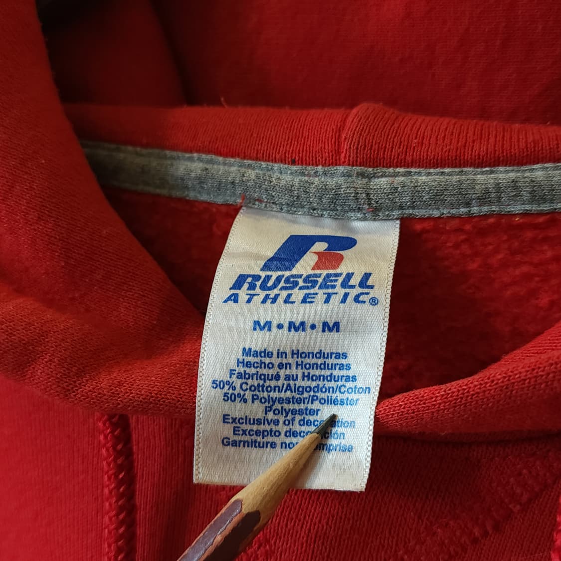 90s 러셀 후드 스웻셔츠 골든 이글스 오리지널 빈티지 레터링 M 상품이미지6