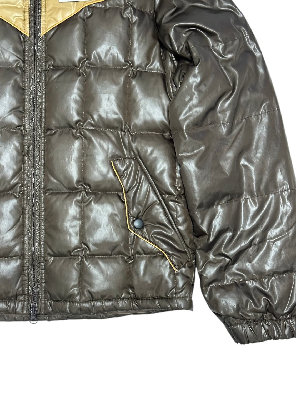 Takeo Kikuchi Down Jacket(Brown × Camel) 상품이미지4