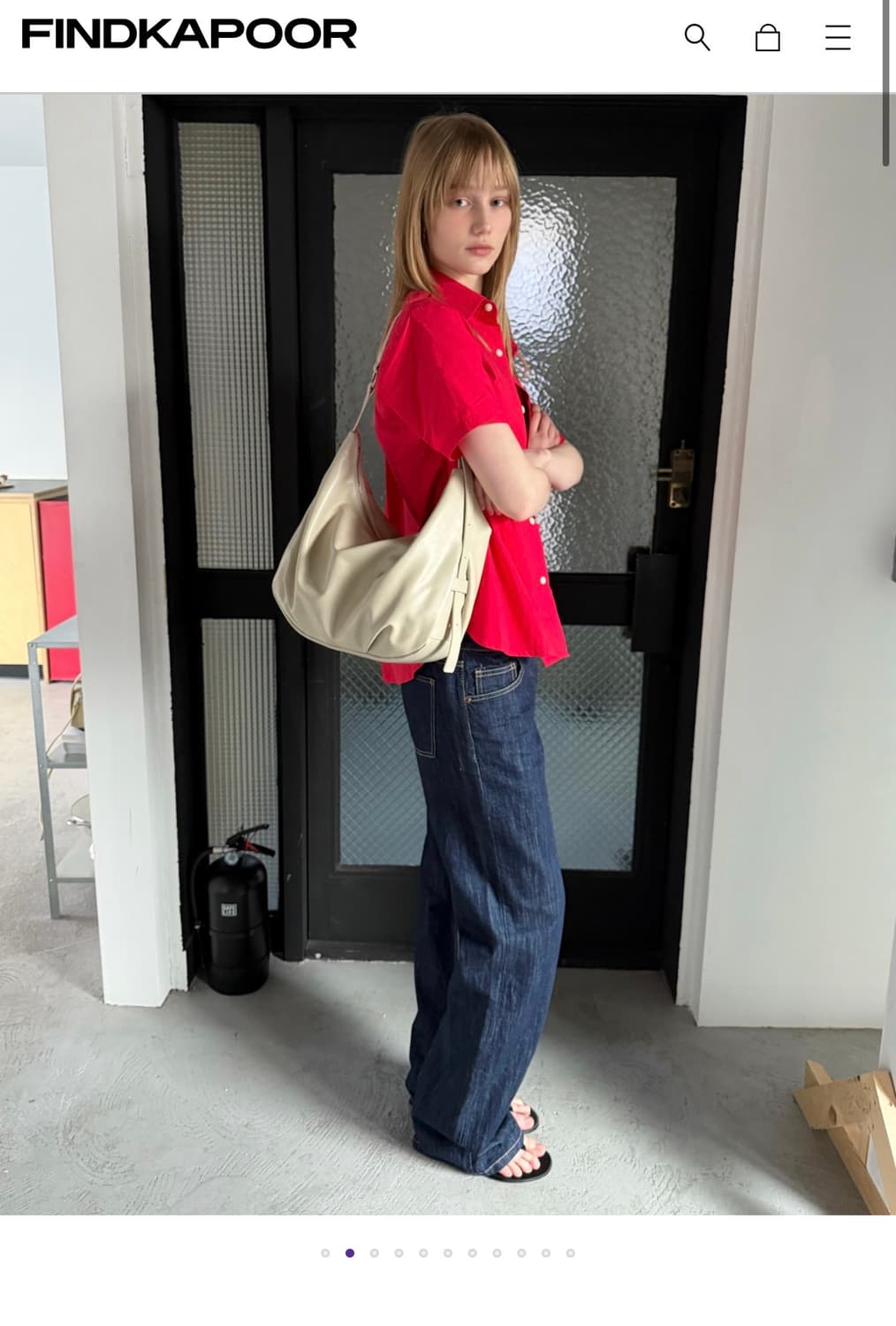 새상품) 파인드키푸어 필로우 푸퍼백, 숄더백 / 정가:12.9만 상품이미지4