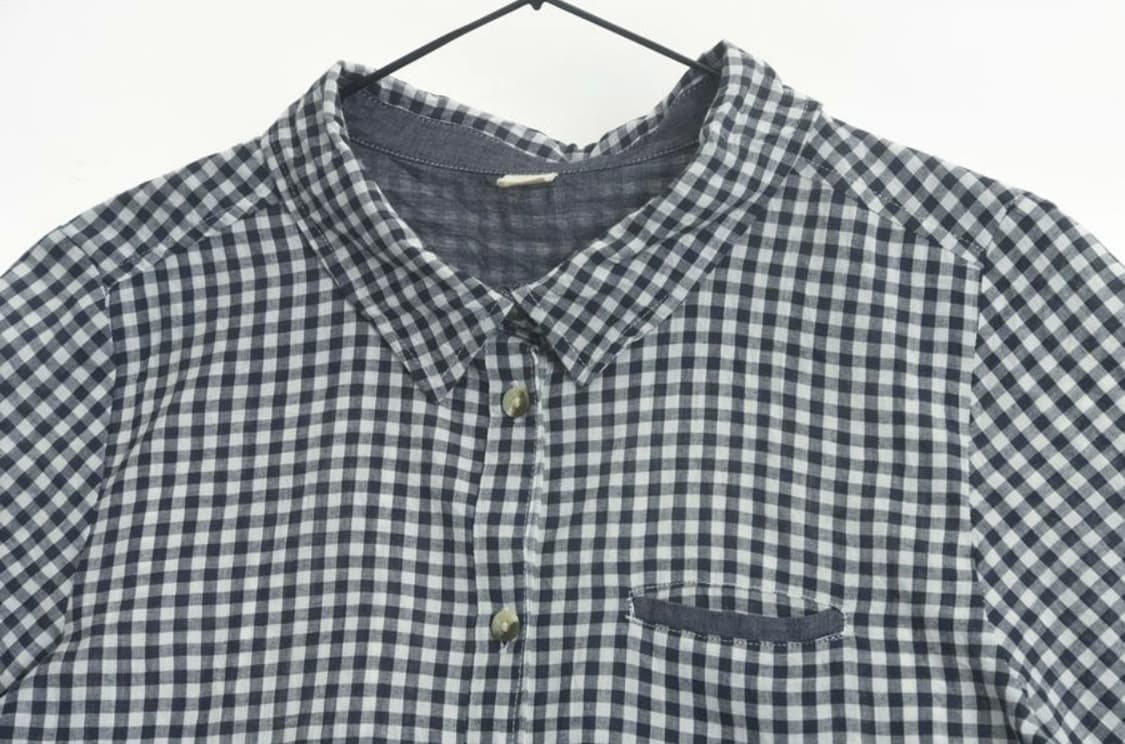 코튼 체크 셔츠 상품이미지2