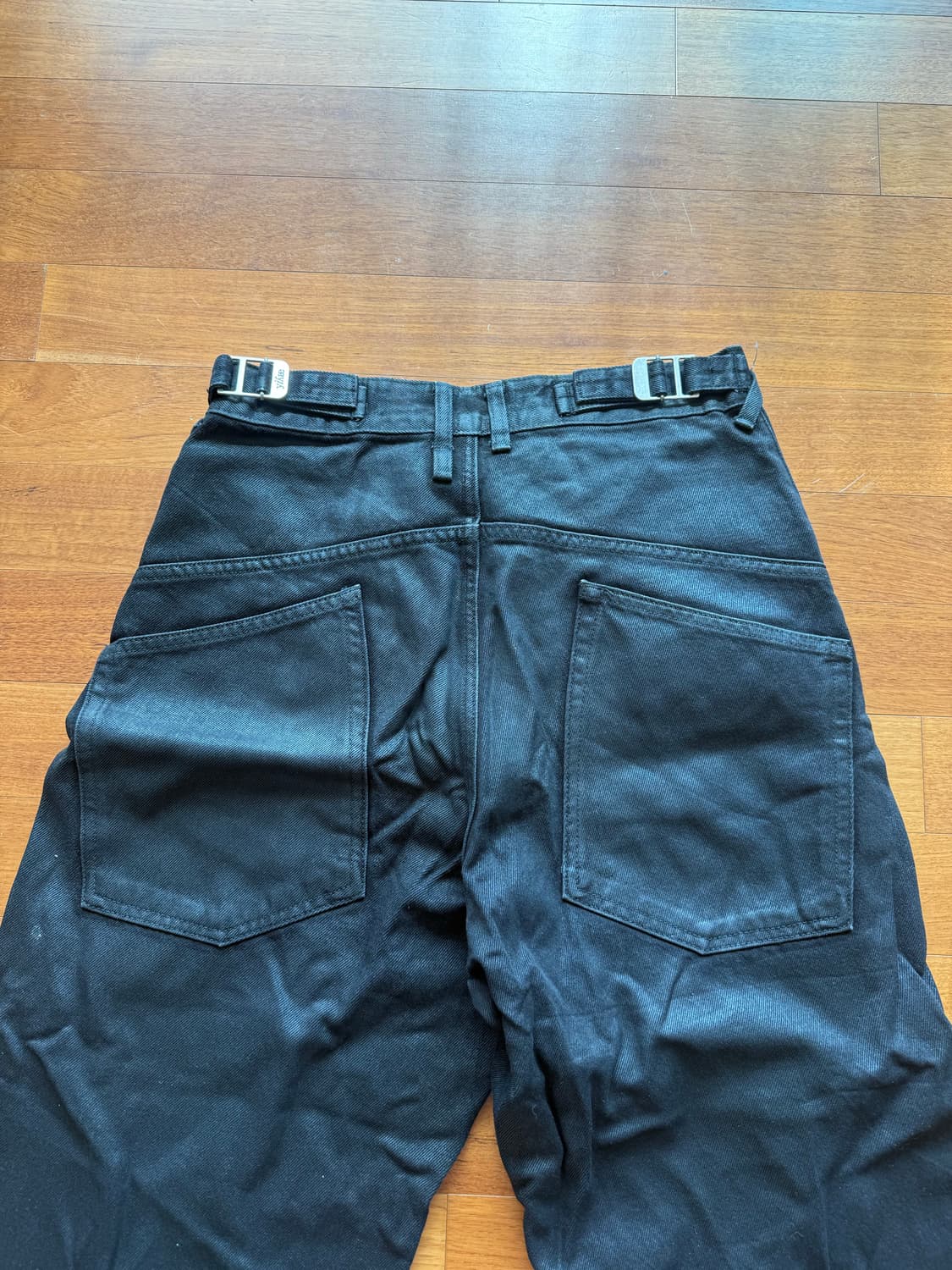 Yiyae 블랙 코팅진 small 상품이미지6