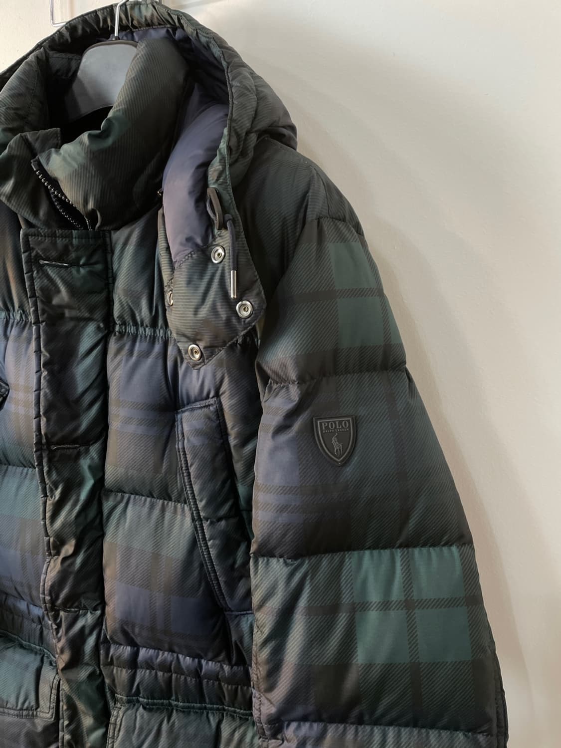 폴로 랄프로렌 블랙와치 롱 다운 파카 상품이미지6