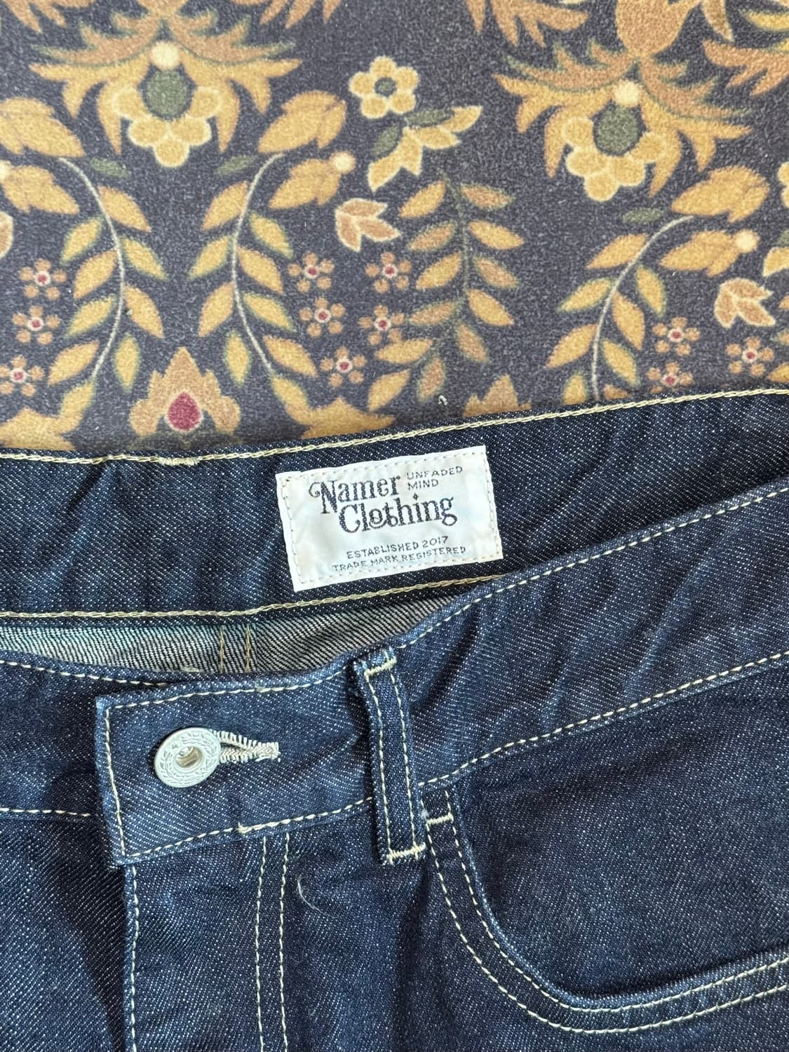 초기 네이머 클로딩 패치워크 데님 쇼츠 상품이미지2