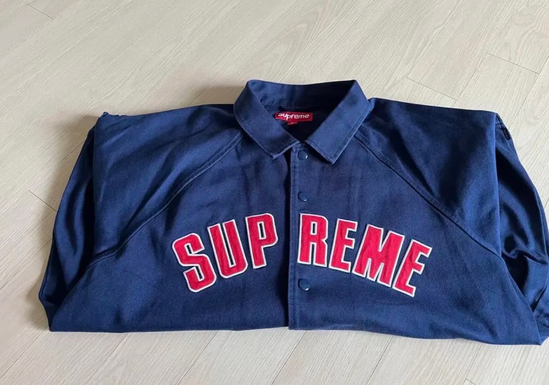 [XXL]슈프림 아크 데님 코치 자켓 네이비 - 24SS 상품이미지3