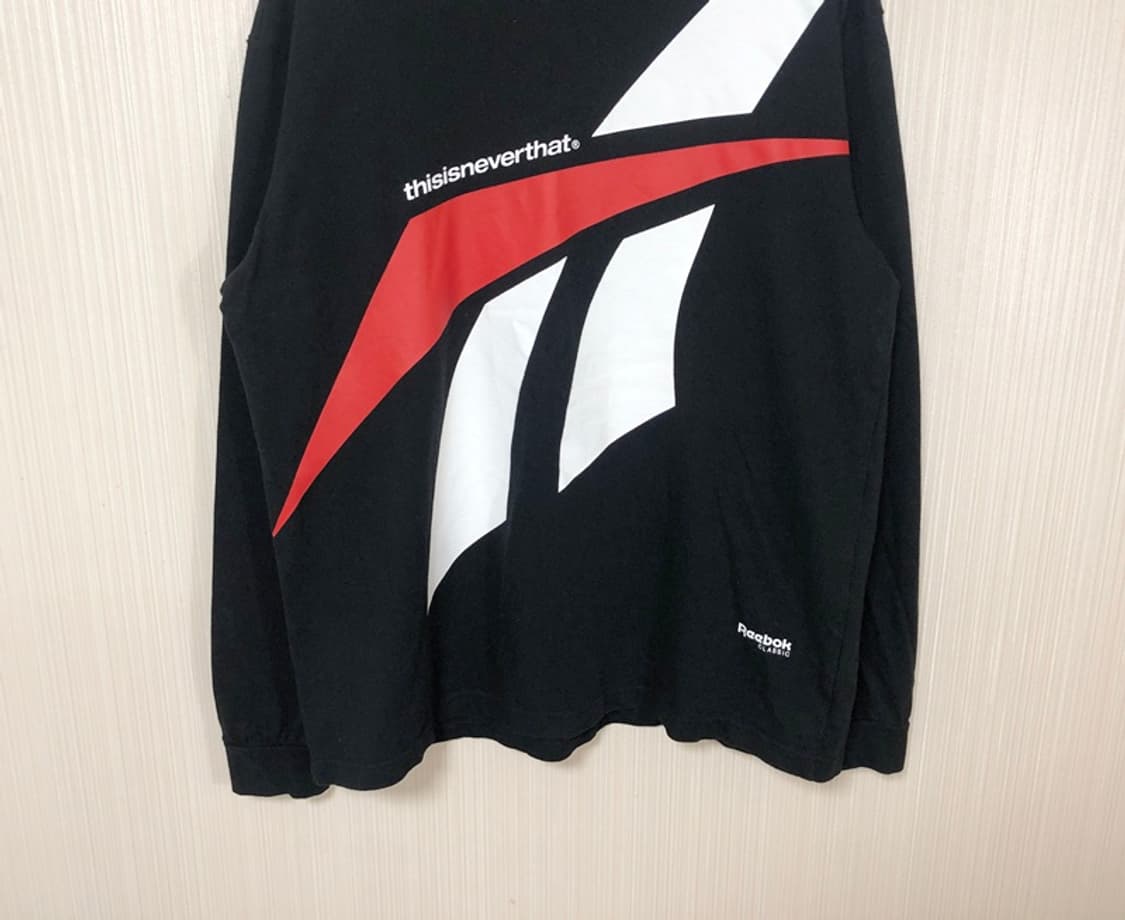 리복X디스이즈네버댓 롱슬리브 티셔츠 XL(105) 상품이미지3