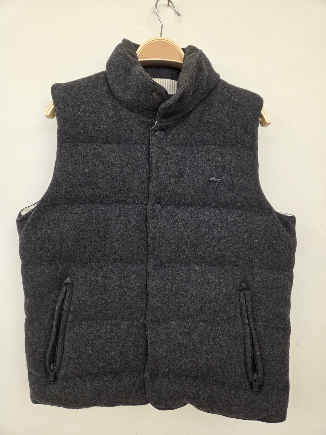 라코스테 울 패딩 조끼 상품이미지1