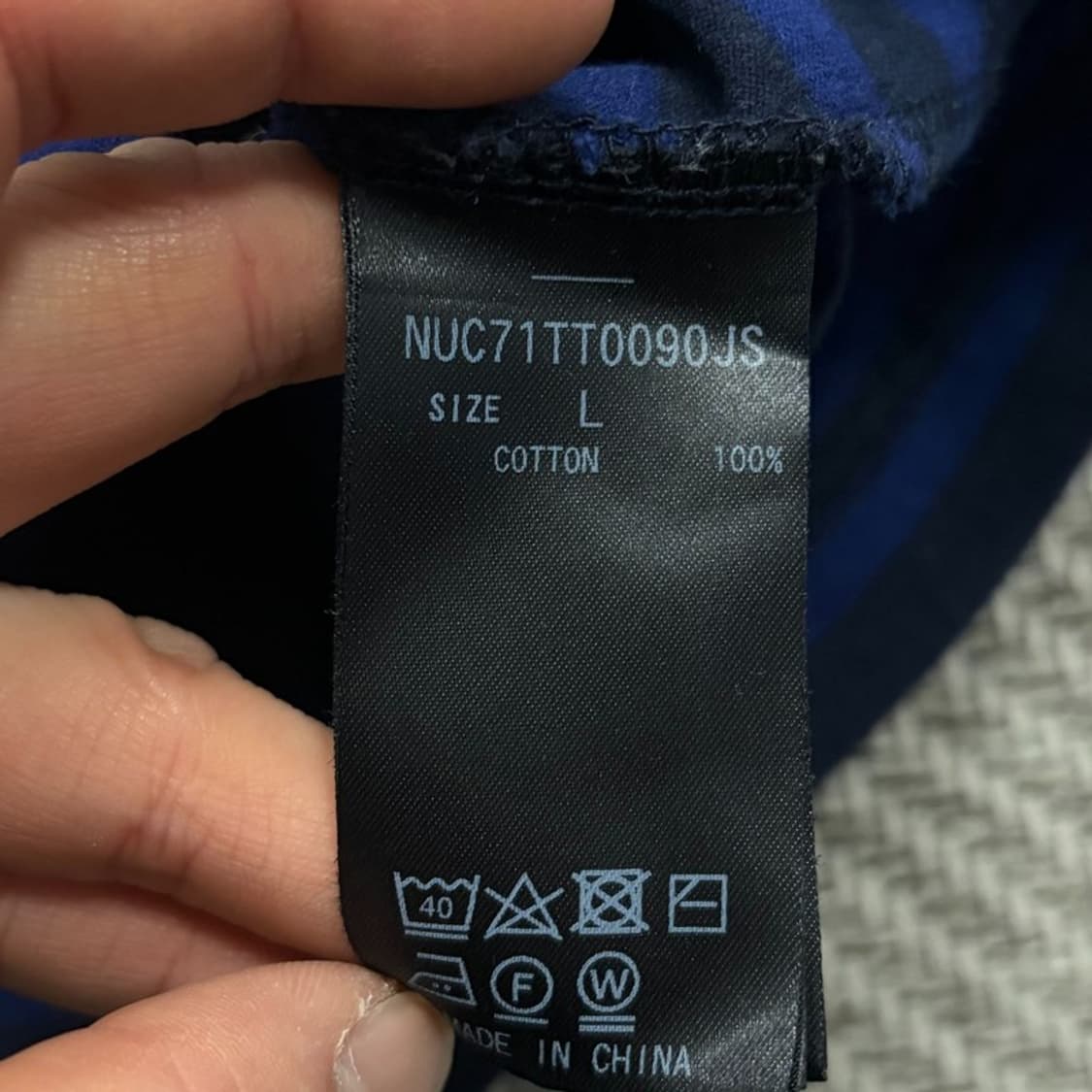 나노유니버스 단가라 티셔츠 v2587 상품이미지6