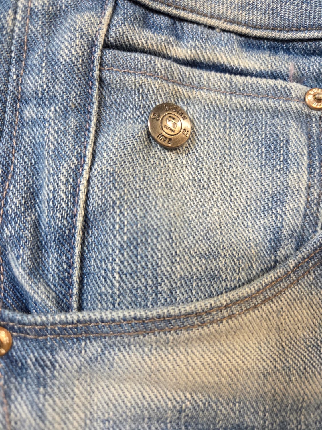 G-Star Raw 워싱 데님 청바지(W26/L32)택없음/디피용 상품이미지4