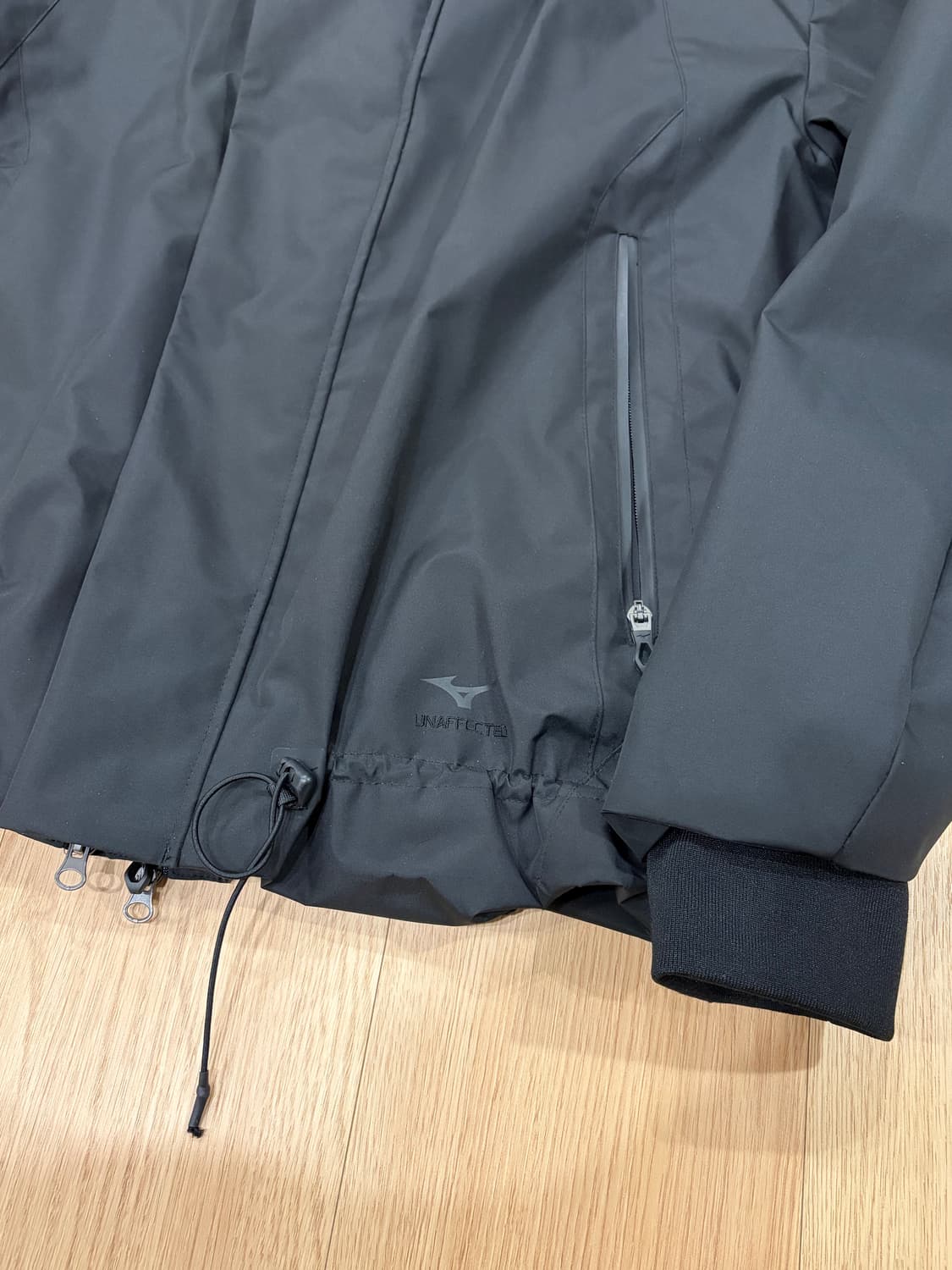언어펙티드X미즈노 DW 3L WINDBREAKER 블랙색상 M사이즈 (1 상품이미지2