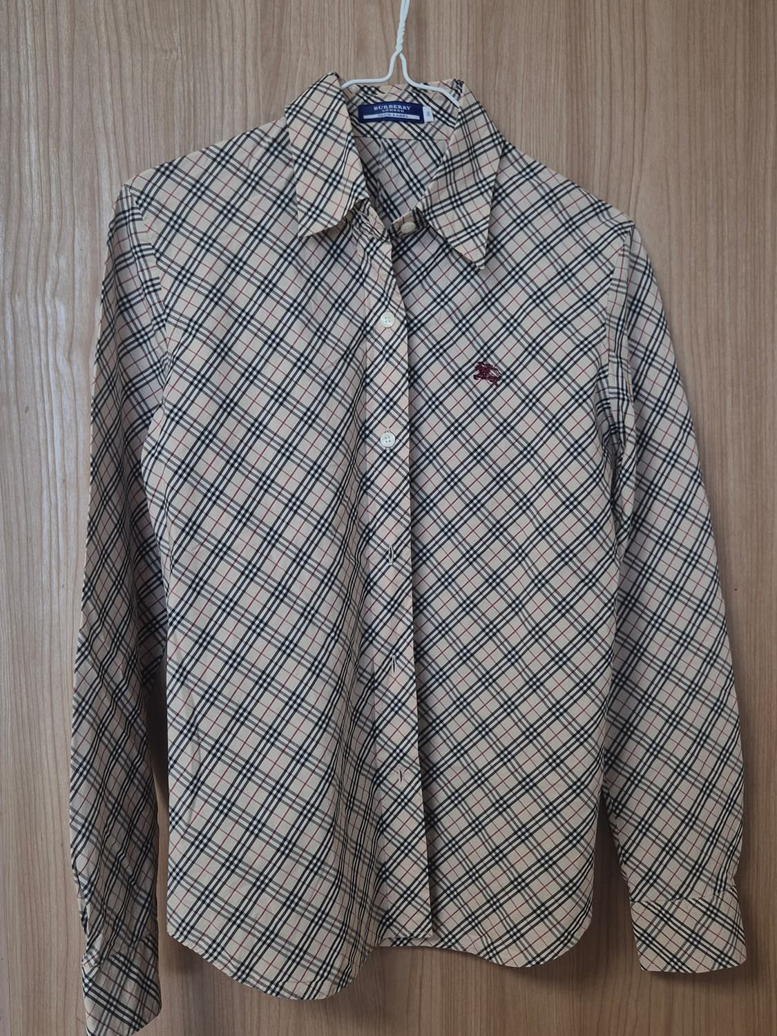버버리 Burberry 블루라벨 풀노바체크 셔츠 38사이즈 상품이미지1