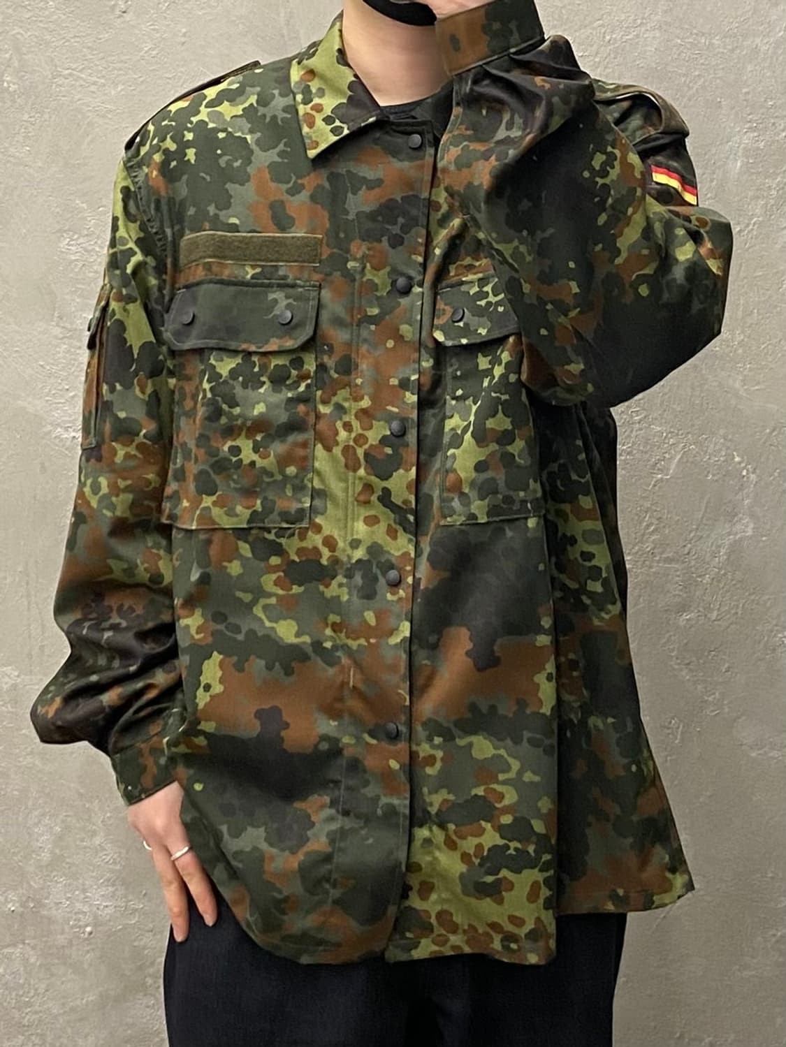 [XL] 90s German 독일군 카모플라쥬 밀리터리 자켓 상품이미지9