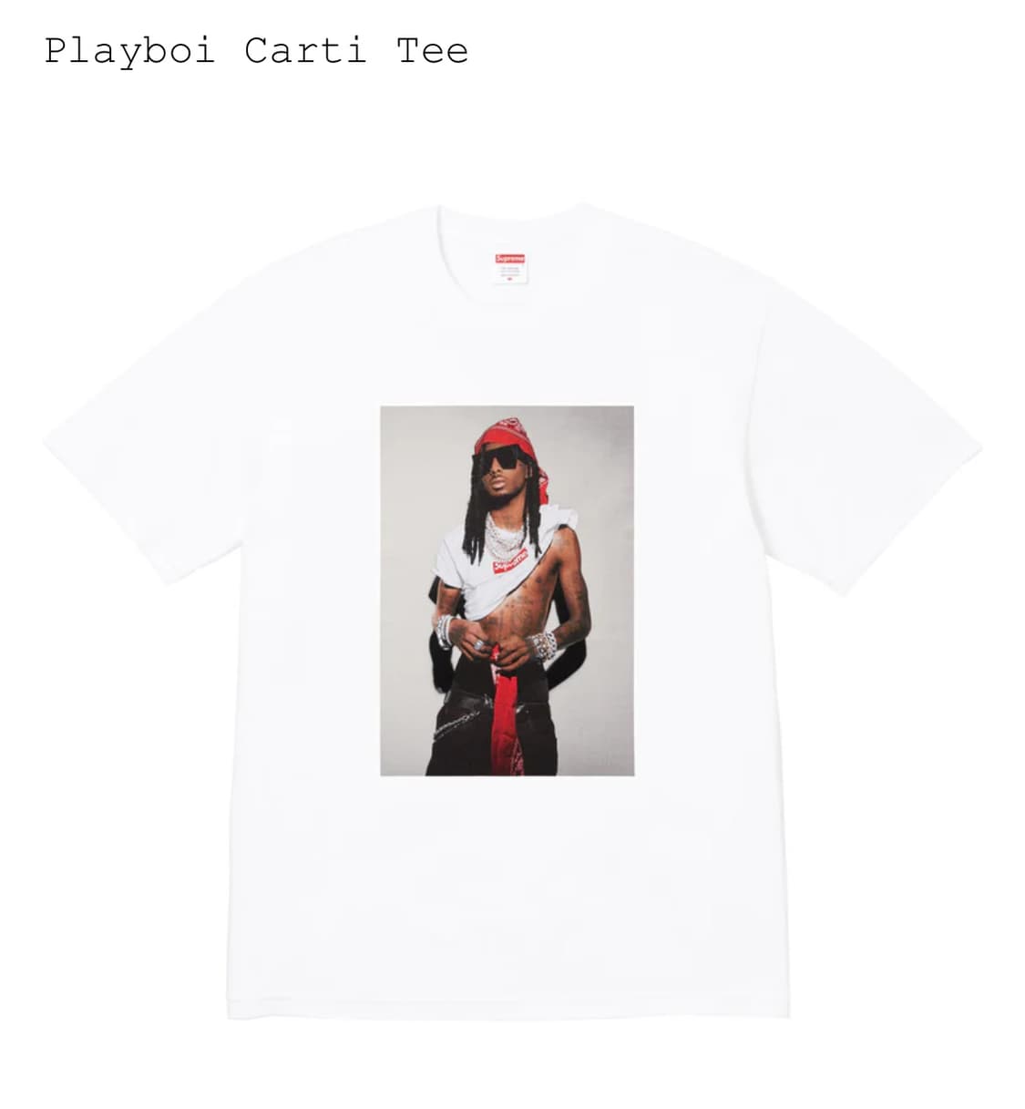 Supreme Playboi Carti Tee 상품이미지1