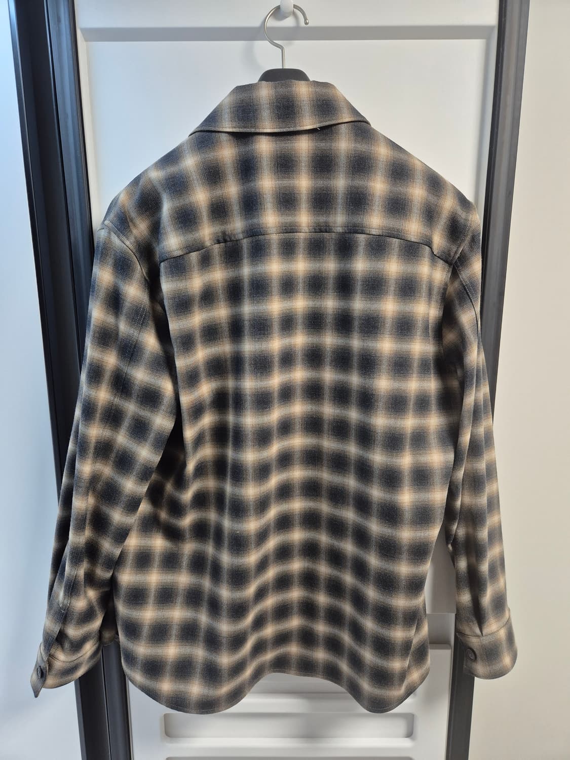 DKNY 옴브레 체크 셔츠 L 상품이미지2