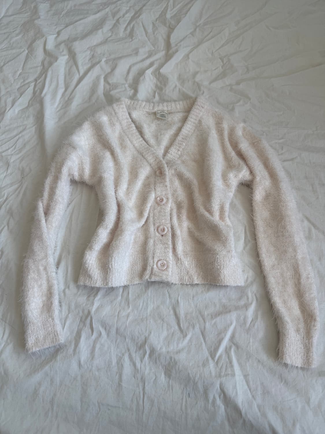 젤라또피케 뽀용 딸기우유 퍼 가디건 상품이미지1