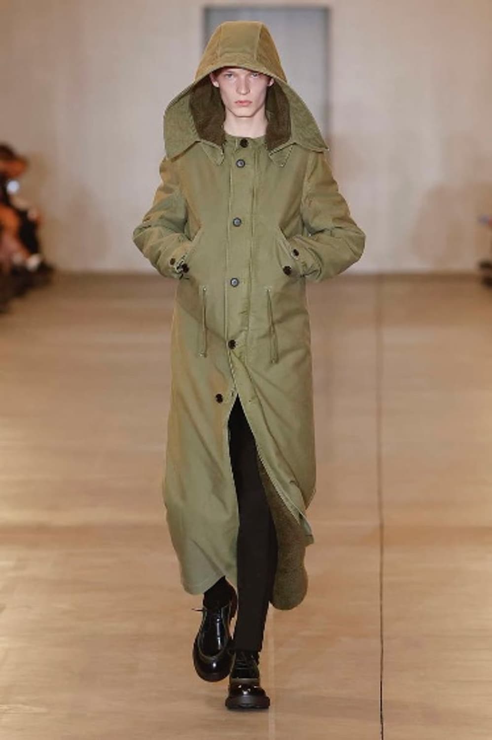 Prada long hooded parka coat (48) 상품이미지1