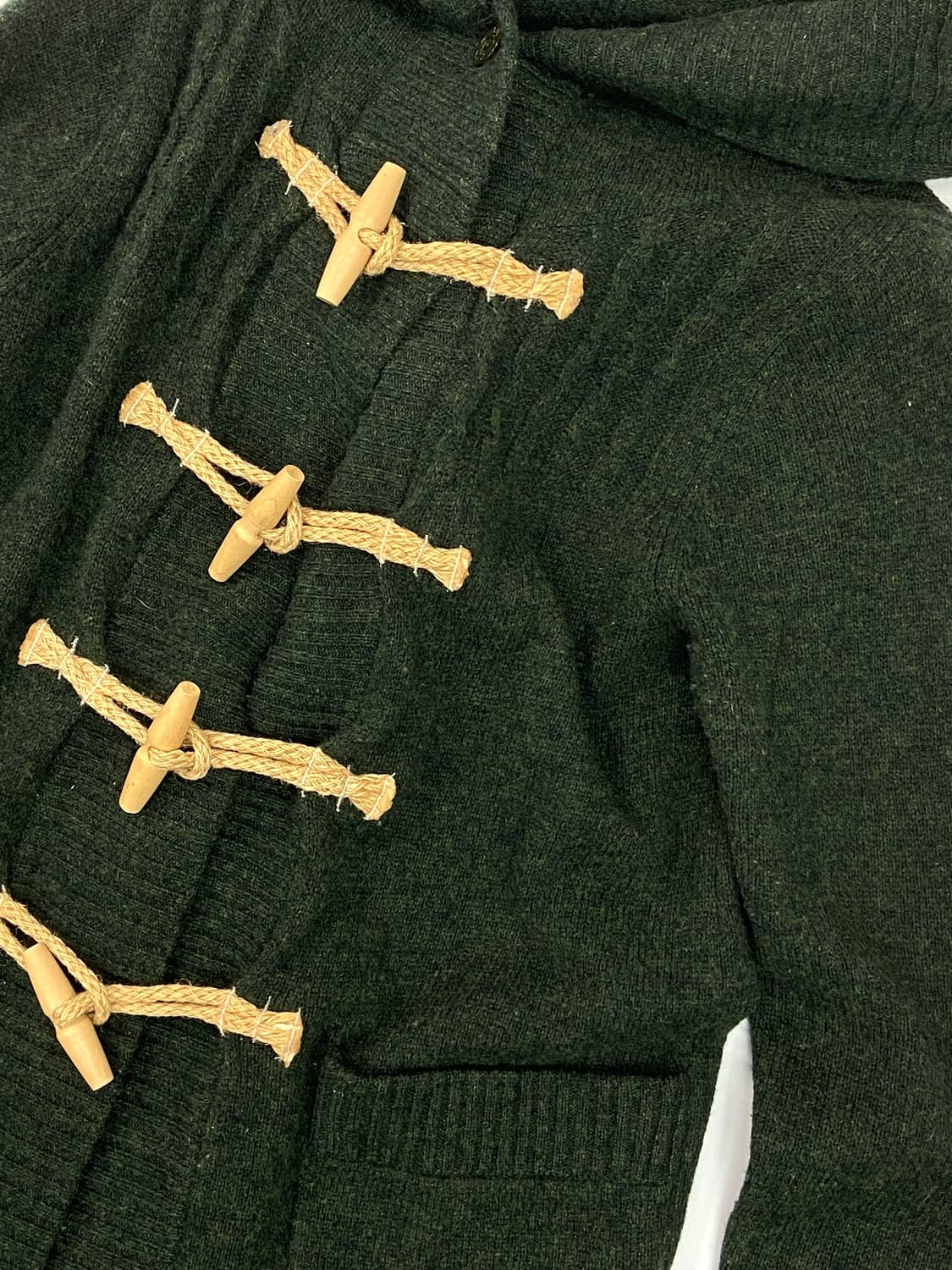 Coen lambs wool toggle cardigan 상품이미지2