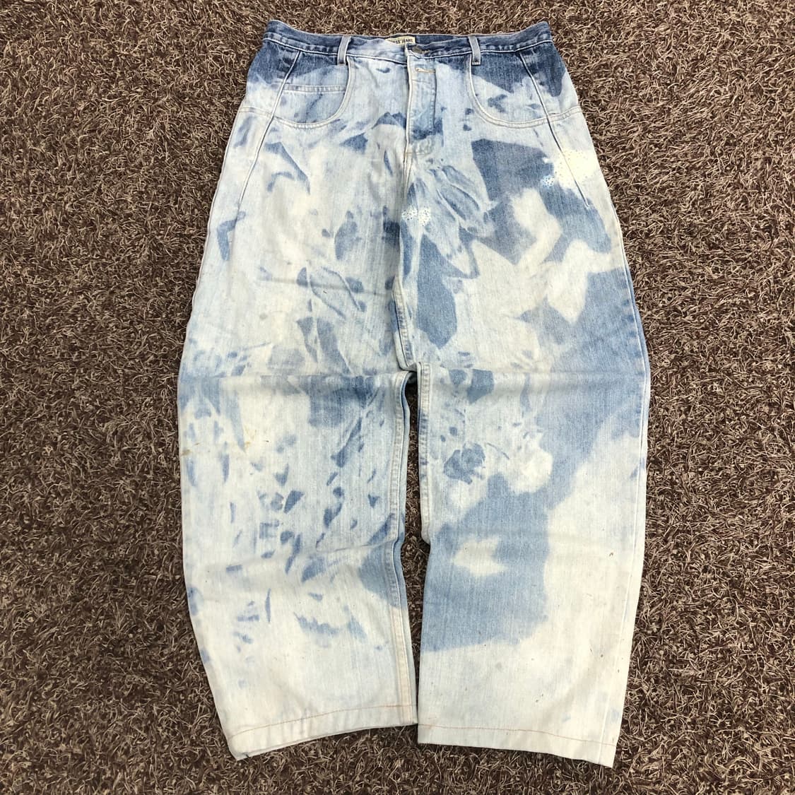 게스 90s USA 타이다이 블리치 워싱 데님 팬츠  상품이미지1