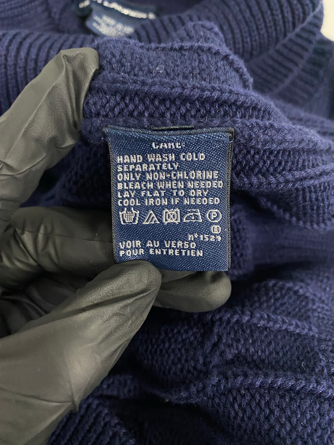 폴로 랄프로렌 꽈배기 니트 터틀넥 원피스 M <617> 상품이미지5