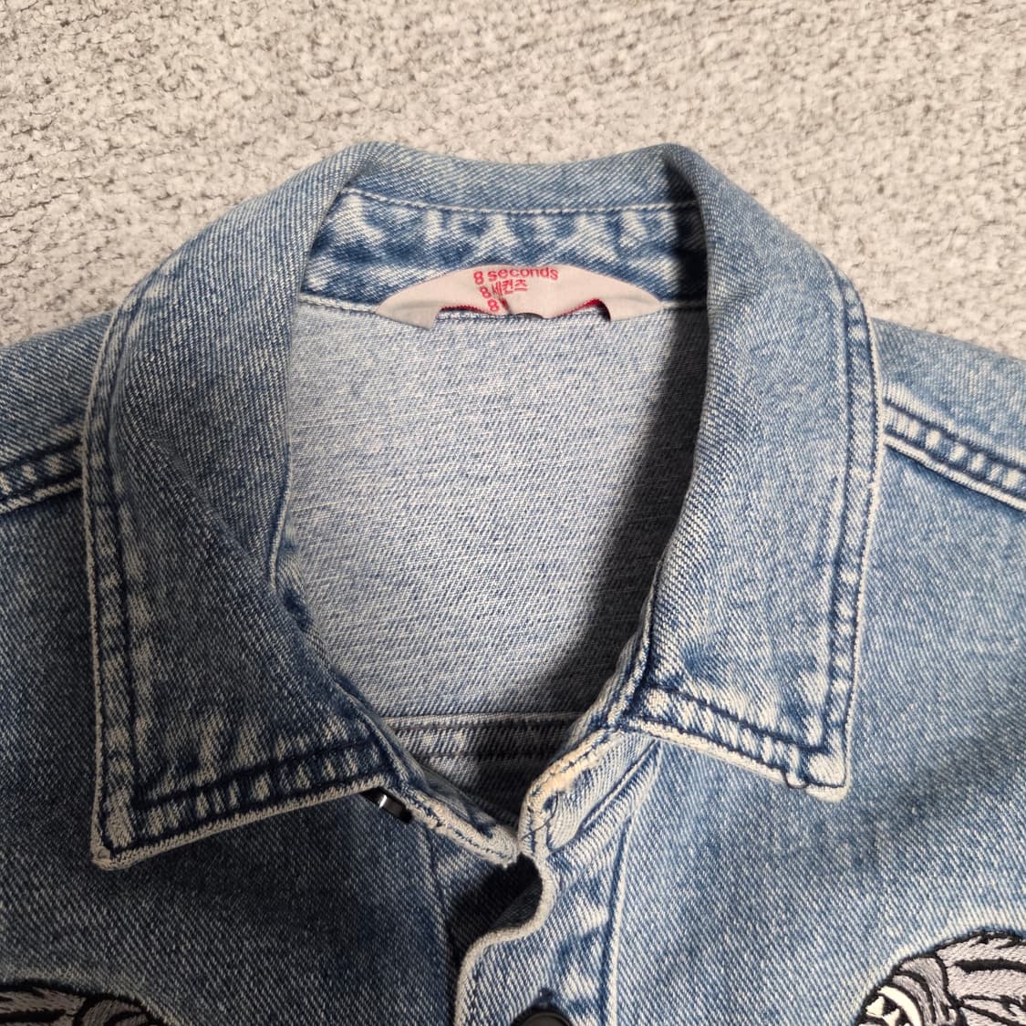 빈티지 인디언자수 데님셔츠 자켓 L-XL(100-105) 상품이미지4