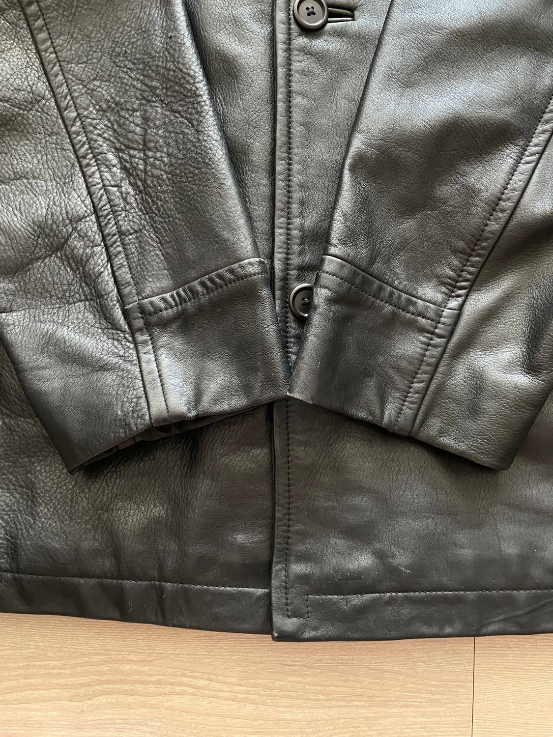 90s 올드갭 레더 카코트 gap carcoat 상품이미지6