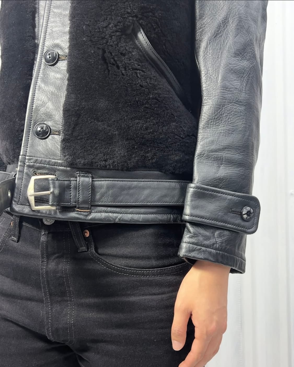 00s) Tenderloin Horsehide Grizzly jacket 상품이미지1
