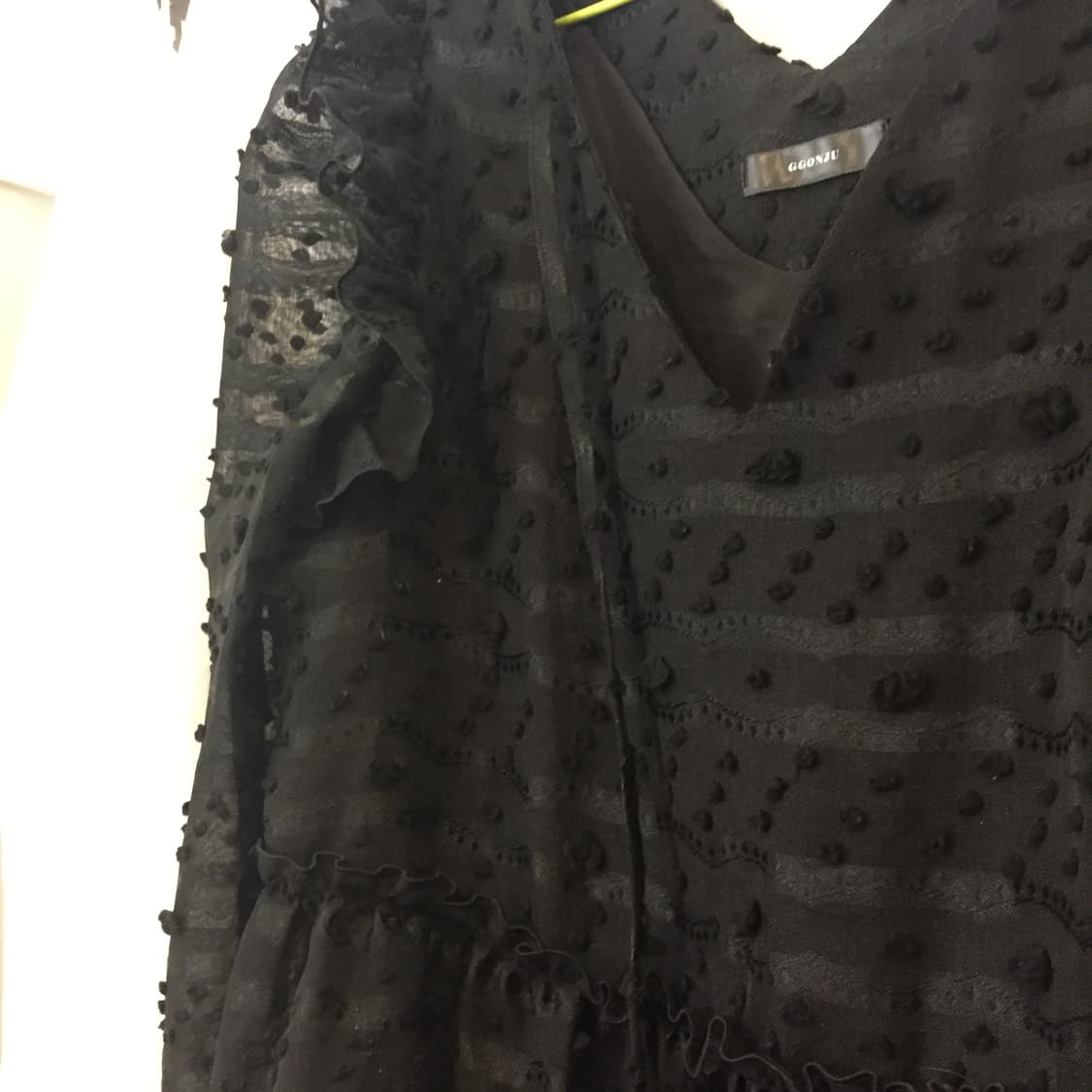 Vintage 고스로리 고딕 공겜여주 프릴 원피스 상품이미지4