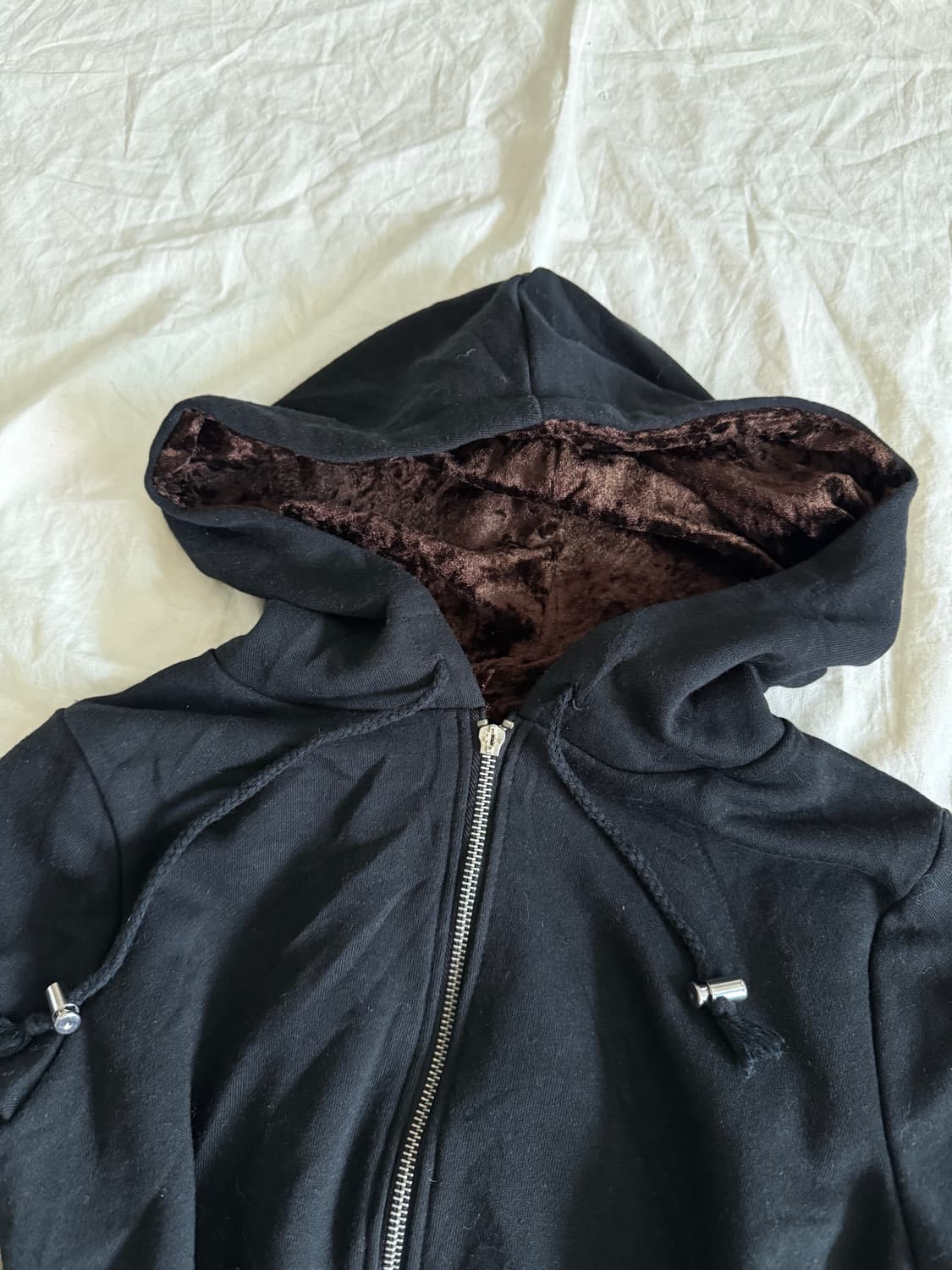 슬림핏 러블리 모카무스 후드집업  상품이미지3