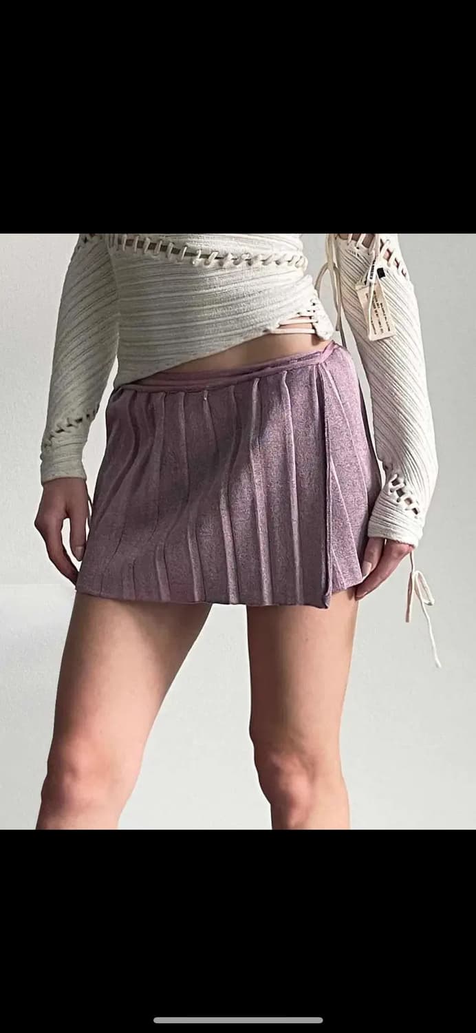 Isa boulder 퍼플 미니 랩스커트 / S 상품이미지1