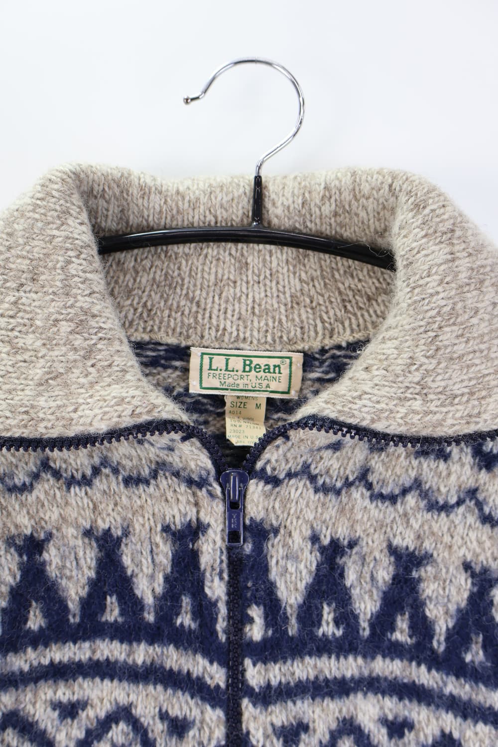 LL.bean Wool Nordic Zip up 상품이미지7