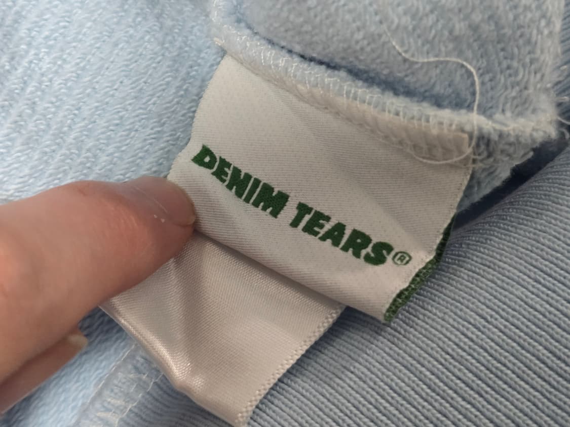 [M] 데님티어스 코튼 리쓰 후드 파우더블루 상품이미지3