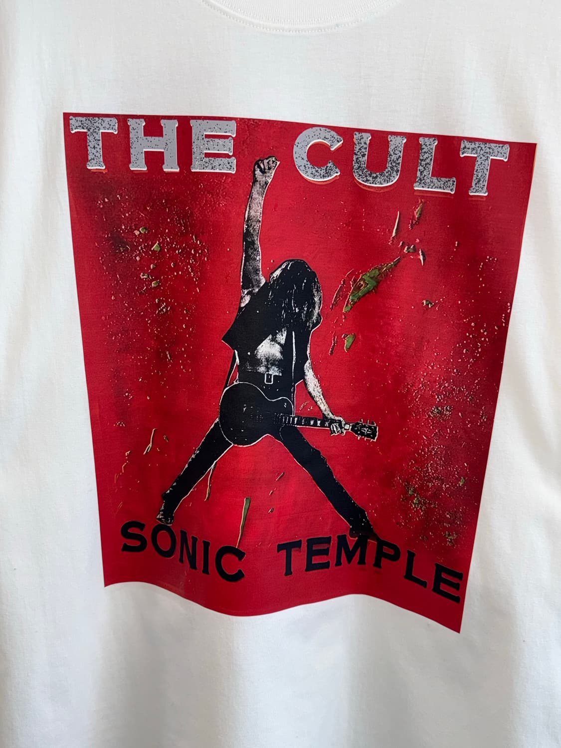 빈티지 무드 밴드 앨범커버 프린팅 반팔  상품이미지5